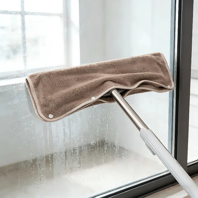 1 PCS Floor Mops Replacement Cloth for Wipers, Super Absorbent Towel with Coral Fleece, Cleaning Cloth for Household Cleaning