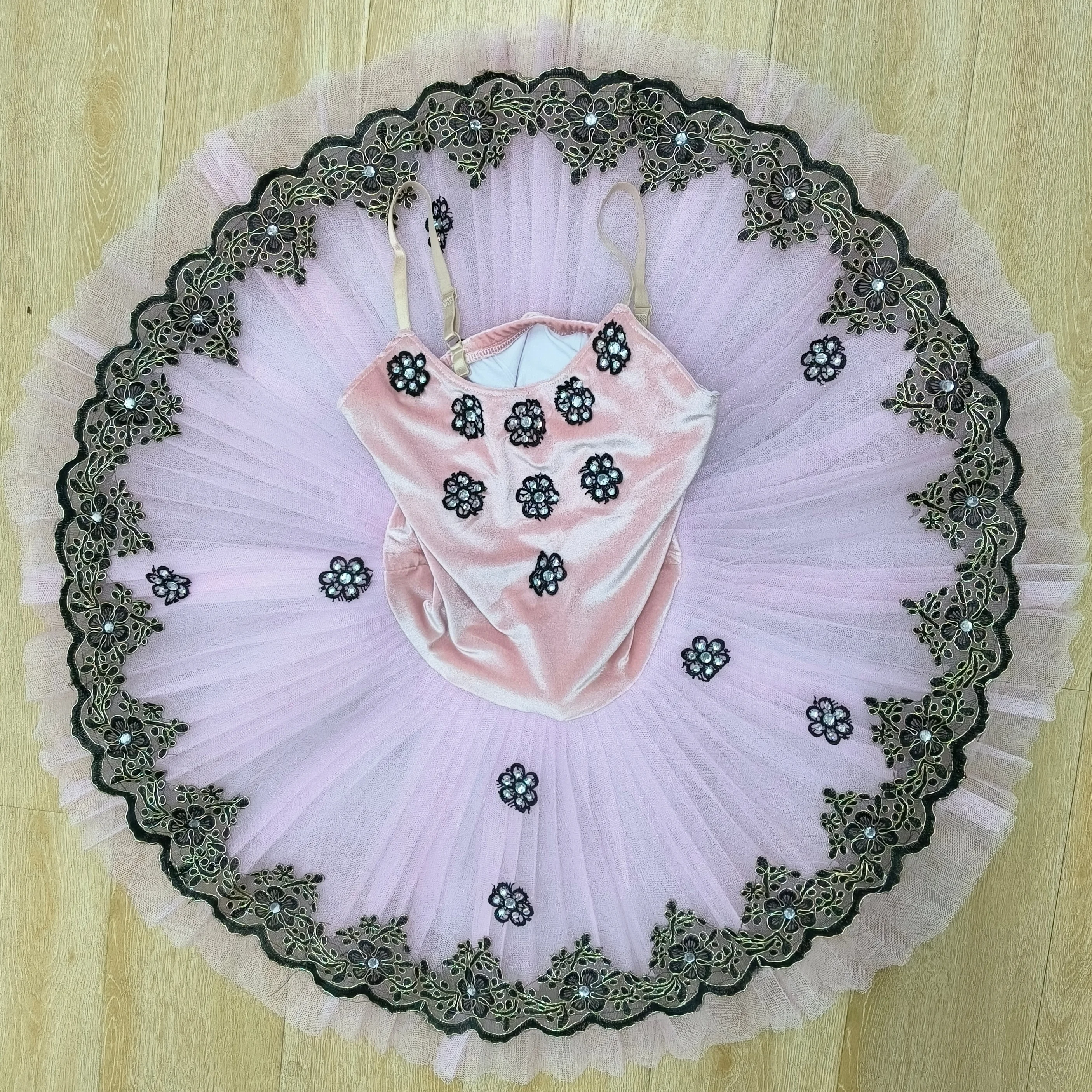 Pink Professional Ballet Tutu Adult Girls Women Swan Lake Ballet Dance Clothes Adult Pancake Ballerina Tutu Dress Competition