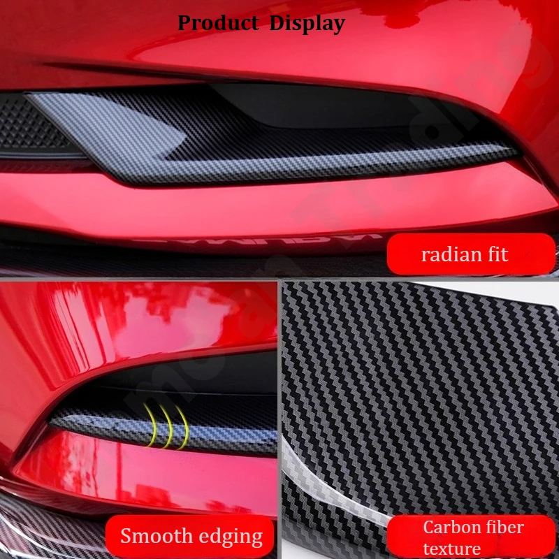 

for Mazda3 Axela 2020~2025 Front fog lampshade decorative strip/front face modified sequins/decorative accessories