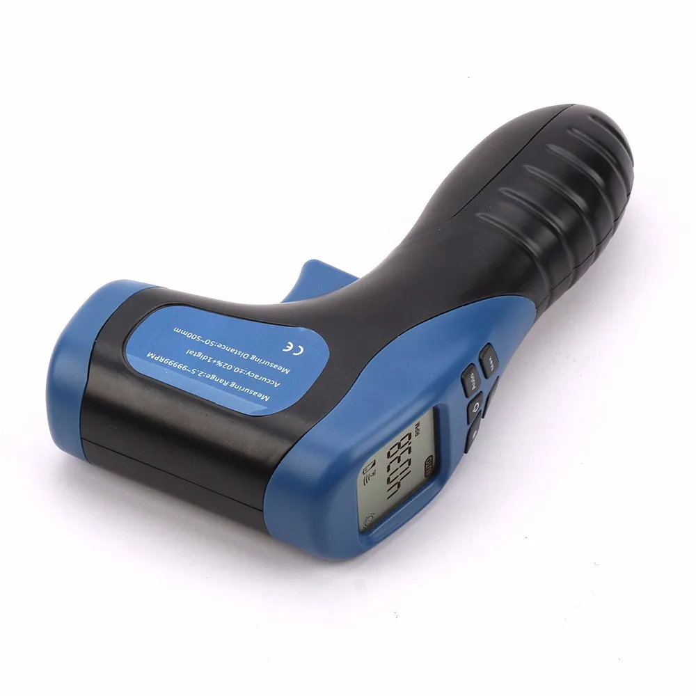 TL-900 Laser Digital Tachometer Non-Contact Measuring Range:2.5-99999RPM with Bag