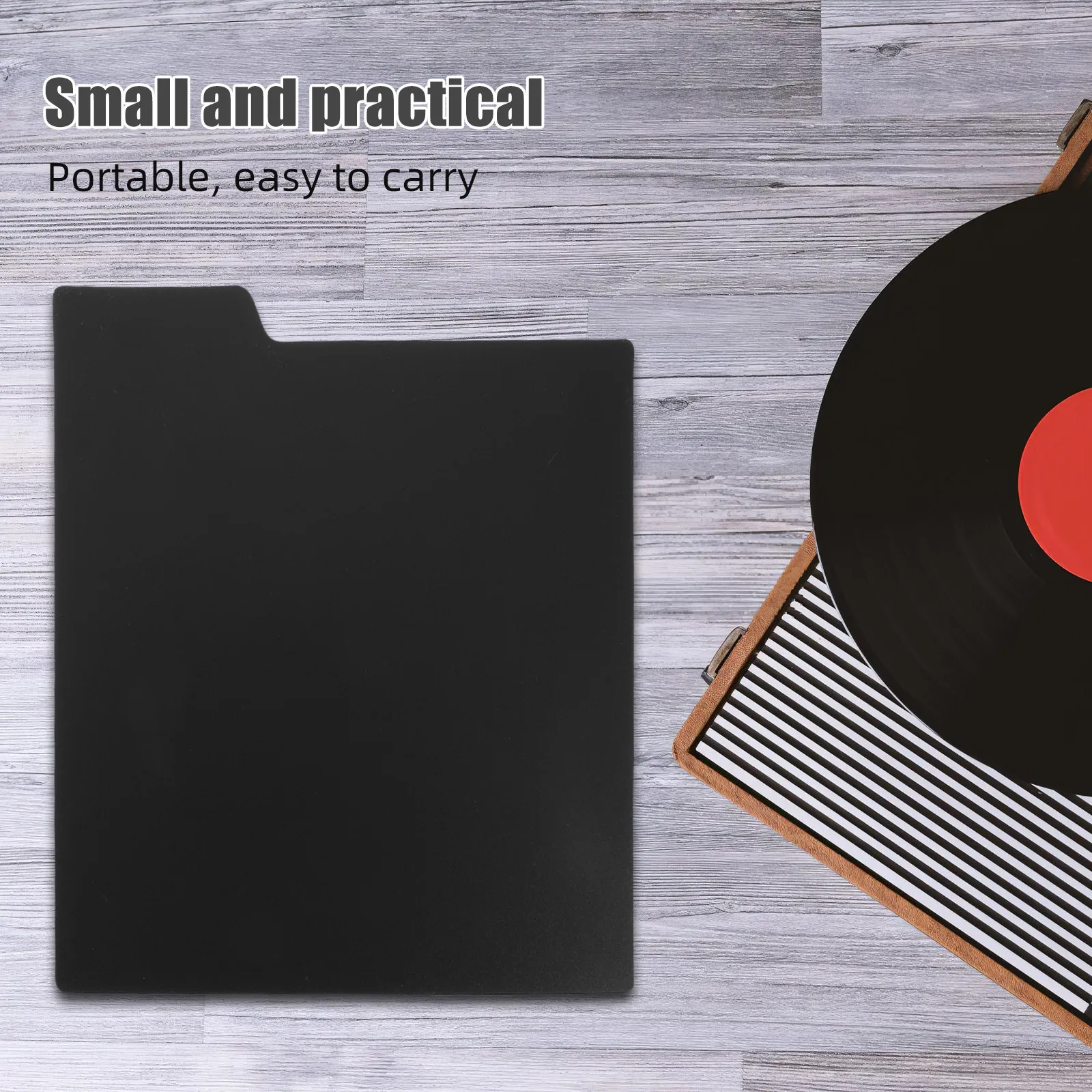 

10 шт. разделителей для виниловых пластинок 6x5 дюймов, черные пластиковые разделители для альбомов, для хранения пластинок в ящиках, на полках книжных шкафов, для винила