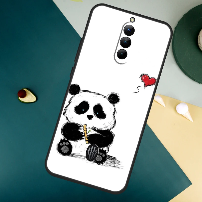 Panda cute Cover Case For ZTE Nubia Red Magic 11S 11 Pro 10S 9S 8S 8 9 10 Pro Plus 6S 7S 6 7 Pro 10 Air