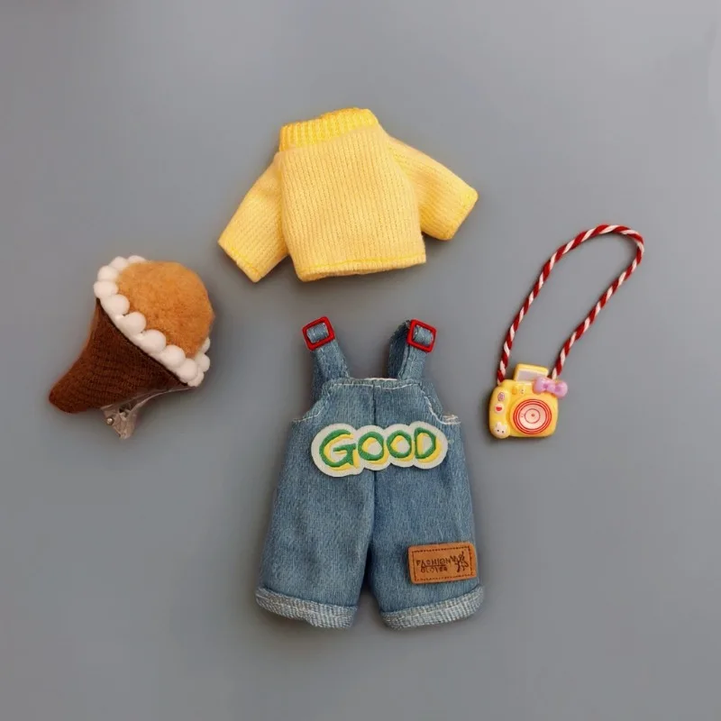 OB11/ GSC/ YMY Puppenkleidungsset 1/12 Puppe Niedliche Cartoon-Stil Outfits