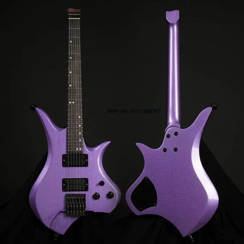 

High Quality Headless Electric Guitar with Mahogany Body Maple Neck Rosewood Fingerboard New Arrival for Music Use