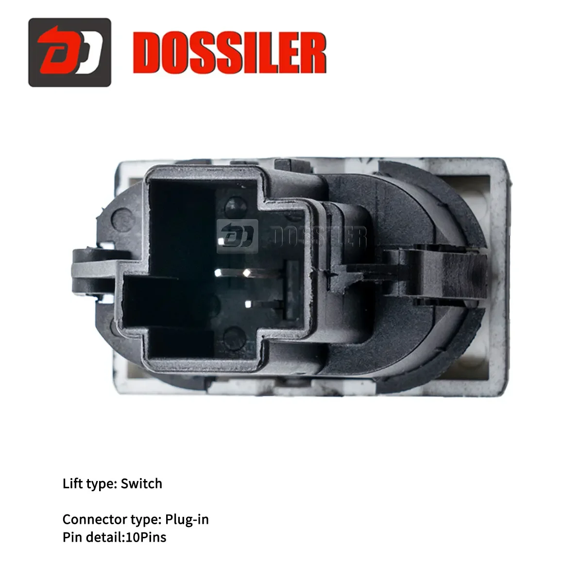 1S7T14529AB Dossiler Ford Mondeo MK3 Interior Passenger Side Window Control Switch Unit 1S7T-14529-AB Car accessories 4 Pins - Image 4