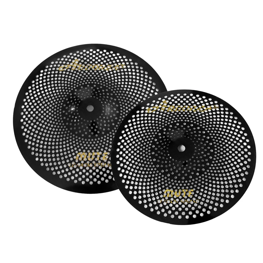 

Arborea Mute Cymbal 10'' Splash and 12'' Splash Black Mute Cymbal