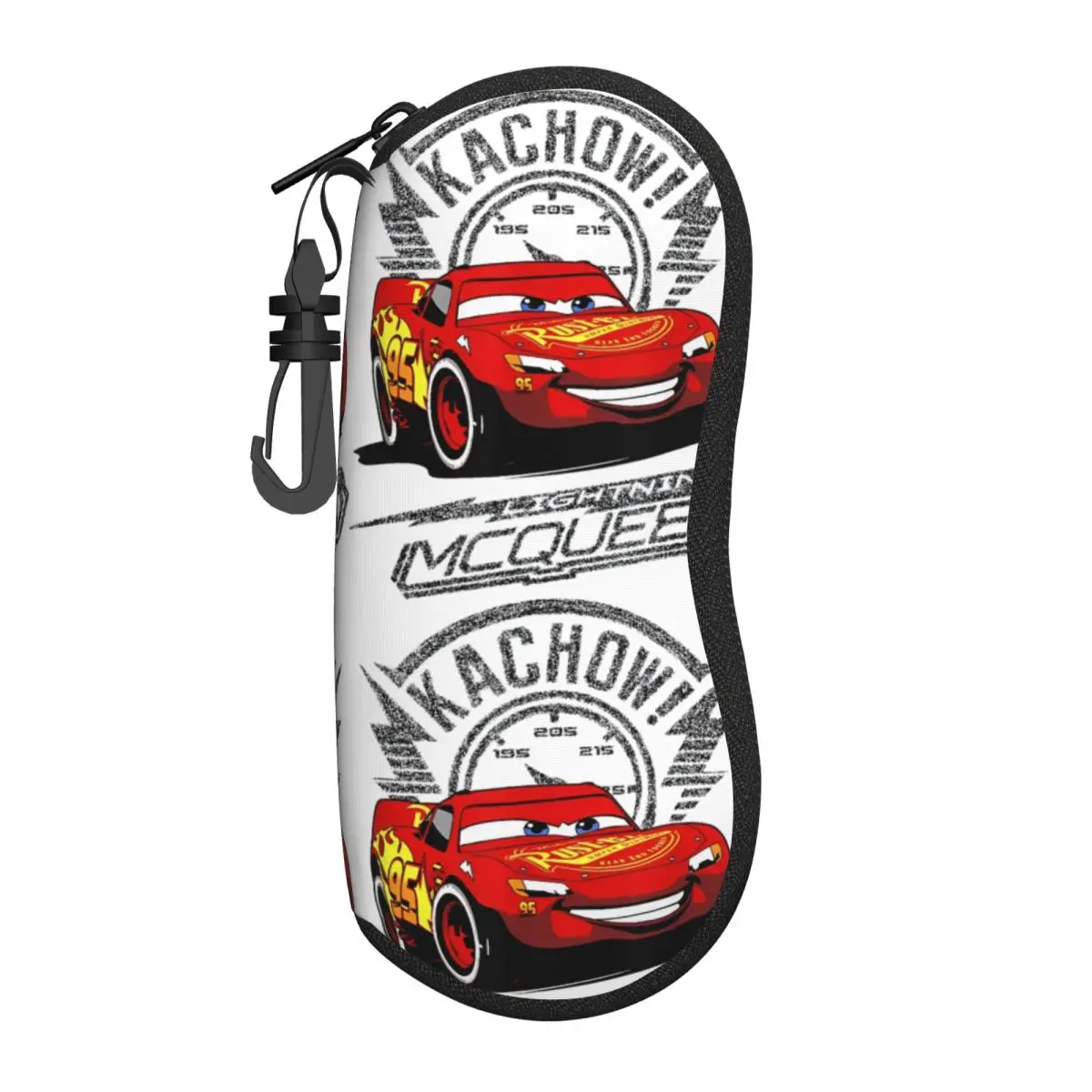 

Автомобильные светящиеся Маккуин качоу очки с фотопечатью футляр для очков Защитный футляр для очков с контактами