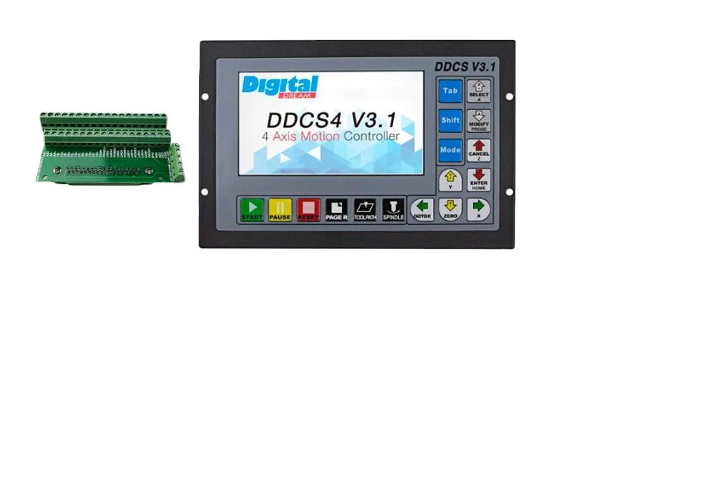 DDCSV3.1 3/4 axis G code offline controller numerical control drilling and milling numerical control controller