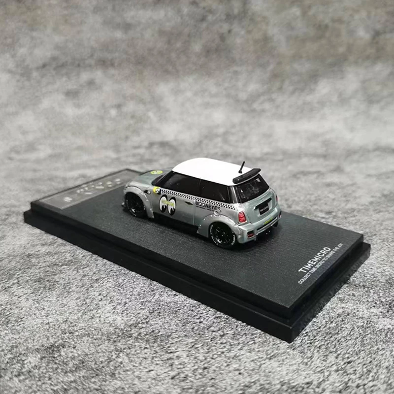 Time Micro 1:64 Model Car Mini Cooper Alloy Die-Cast Vehicle - Mooneyes Special Coating