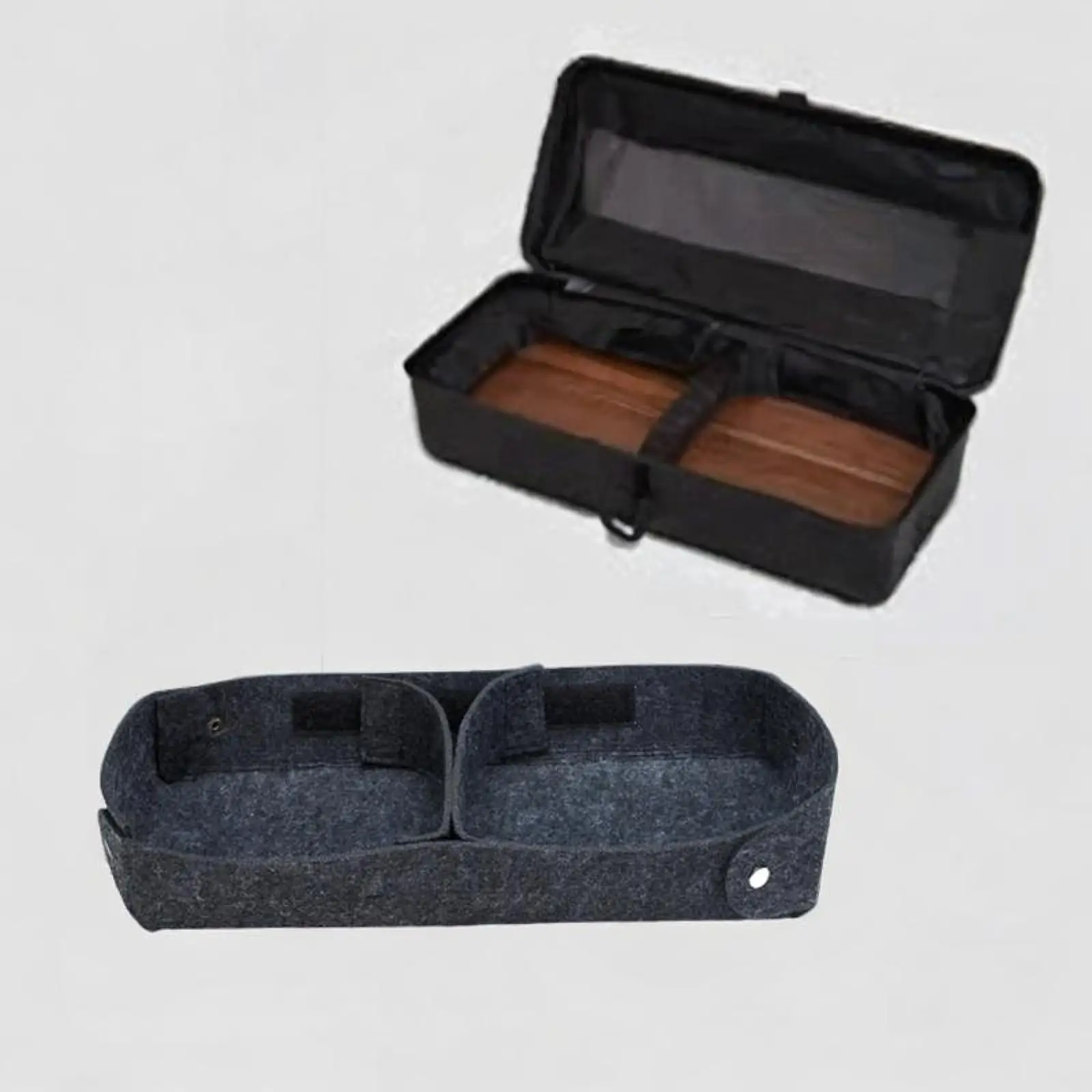 Organizer Insert Felt Cloth Rectangle Modern Container for Y350 Iron Toolbox Camping Organizer Storage Hiking Picnic Gear