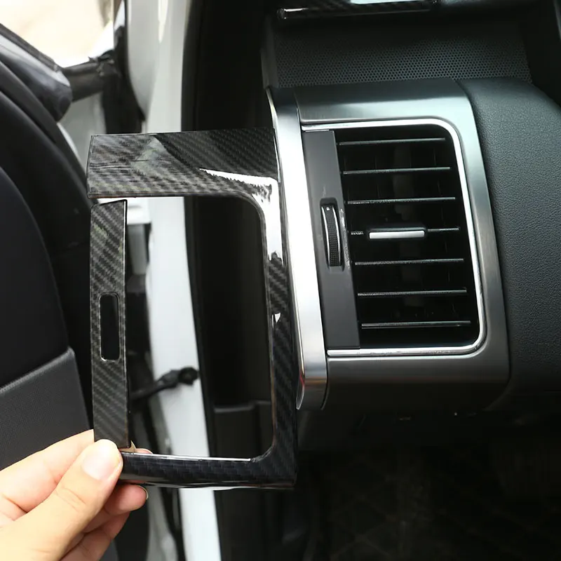 For Landrover Range Rover Sport RR Sport 2014-2023 ABS  Carbon Fiber Car Side AC Vent Frame Cover Trim sticker car accessories