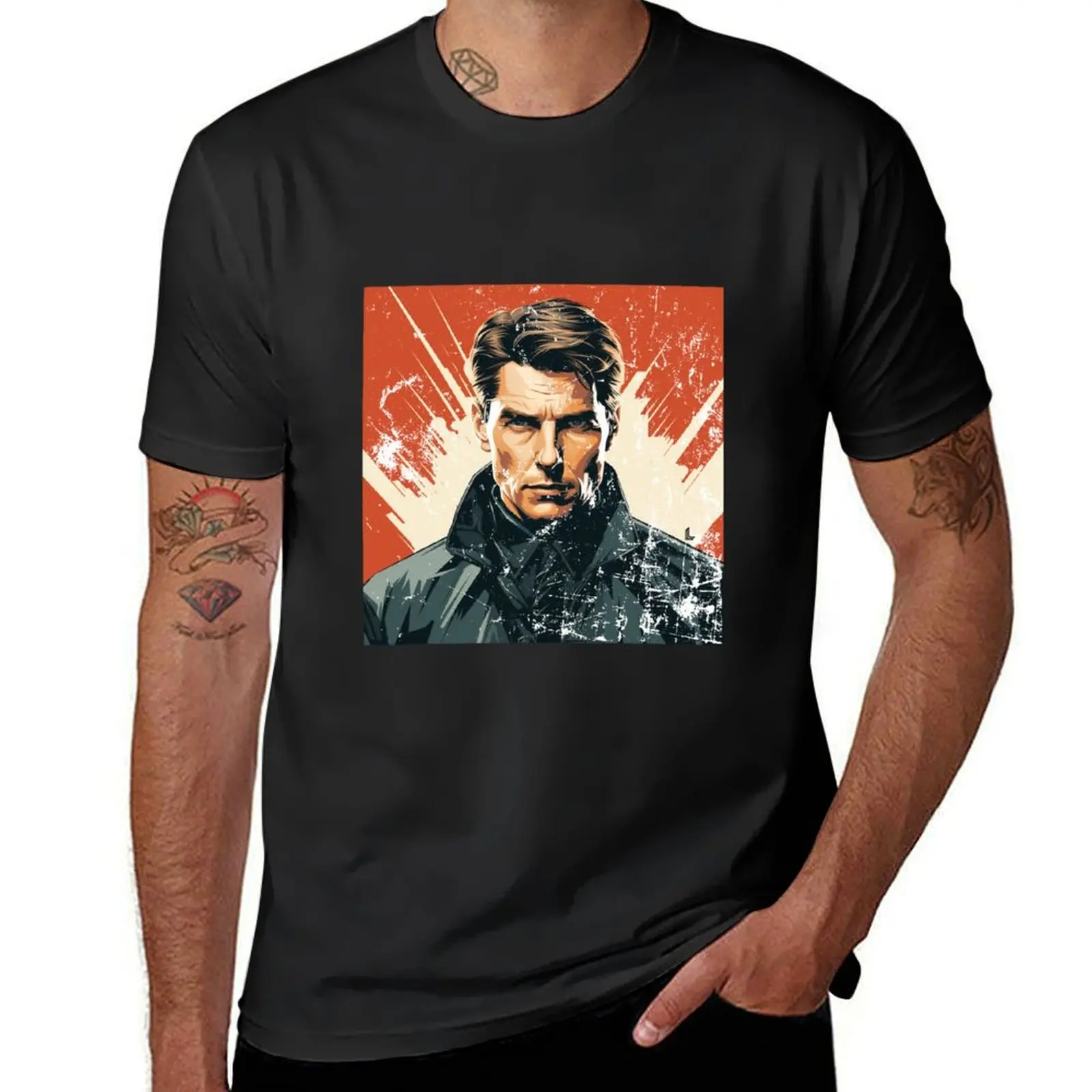 super tom cruise T-Shirt vintage customs design your own blacks boys whites mens graphic t-shirts big and tall