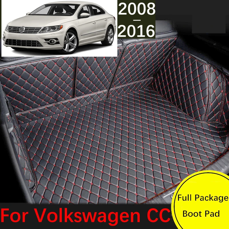 

Custom Luxury Leather Car Trunk Mat For Volkswagen VW Passat CC 2008~2016 Waterproof Mat Tray Carpet Mud Car Accessories