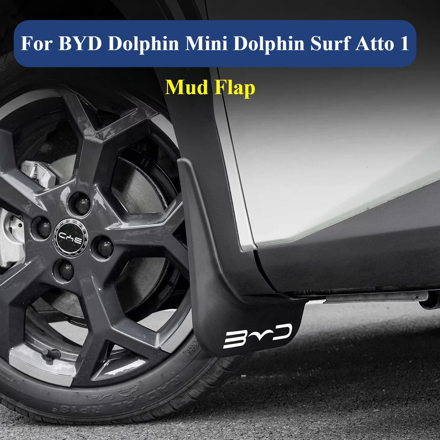 

Mudflaps For BYD Dolphin Mini 2023-2025 Car Front and Rear Wheels Special Wheels Mudguard Scratch Protection Splash Guards