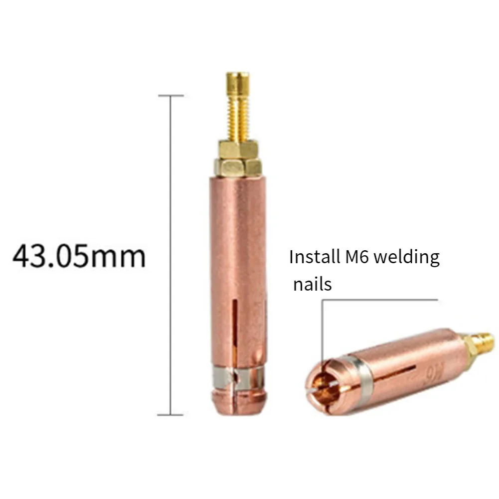 Mini Drill Collet Chuck For Capacitor Discharge CD Stud Welding Torch Stud Welding Machine Shank Brass Chucks Adapter