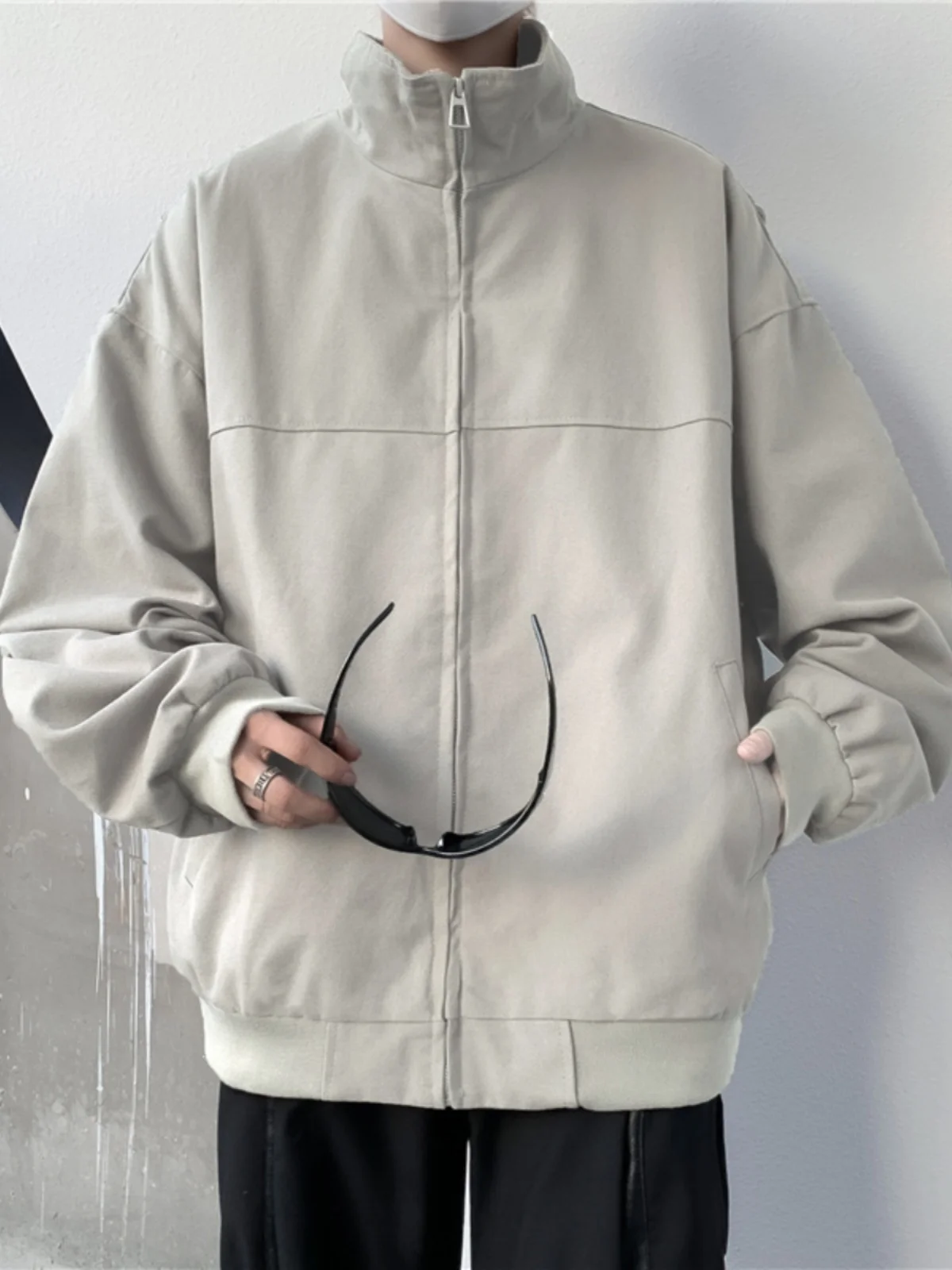 

Jacket Coat Leather Man Long Big Mens Racing Car Motorcycles Motorcyclist Biker Bar Suede Black Original Fashion Style Classic