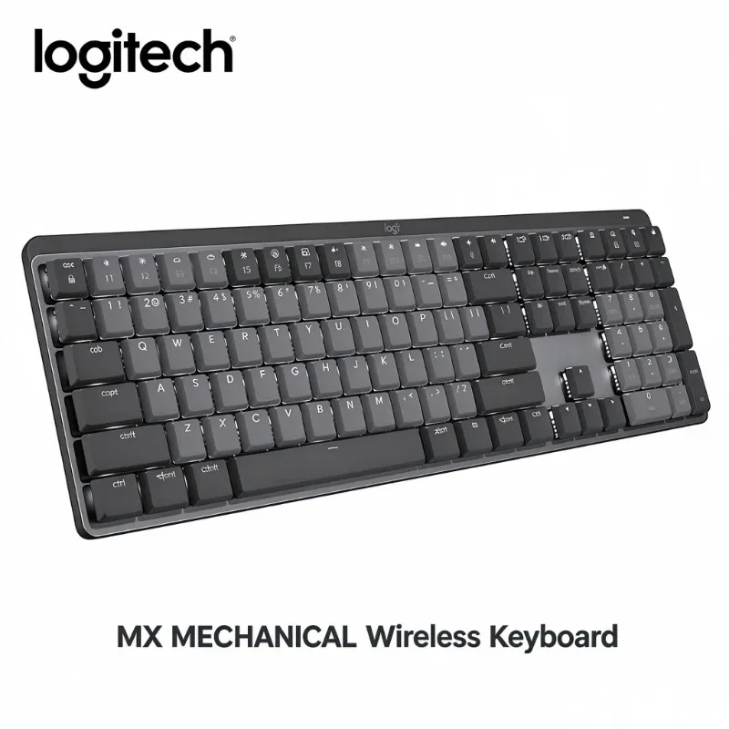 Logitech MX Mechanical Wireless Bluetooth 99% New Open Box Keyboard with Logi Bolt USB Office Gaming for Windows MacOS iOS Linux