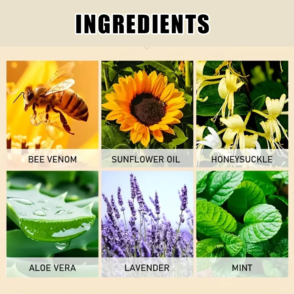 Queen Bee Venom Anti-Aging Face Cream - Collagen Boost & Deep Hydration, Wrinkle Reduction, Day/Night Moisturizer for All Skin