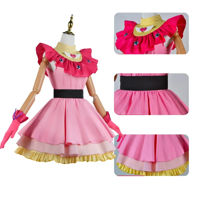 Ai hoshino cosplay anime kostüm oshi no ko kleid lolita rock uniform halloween party kleidung für mädchen frauen kinder