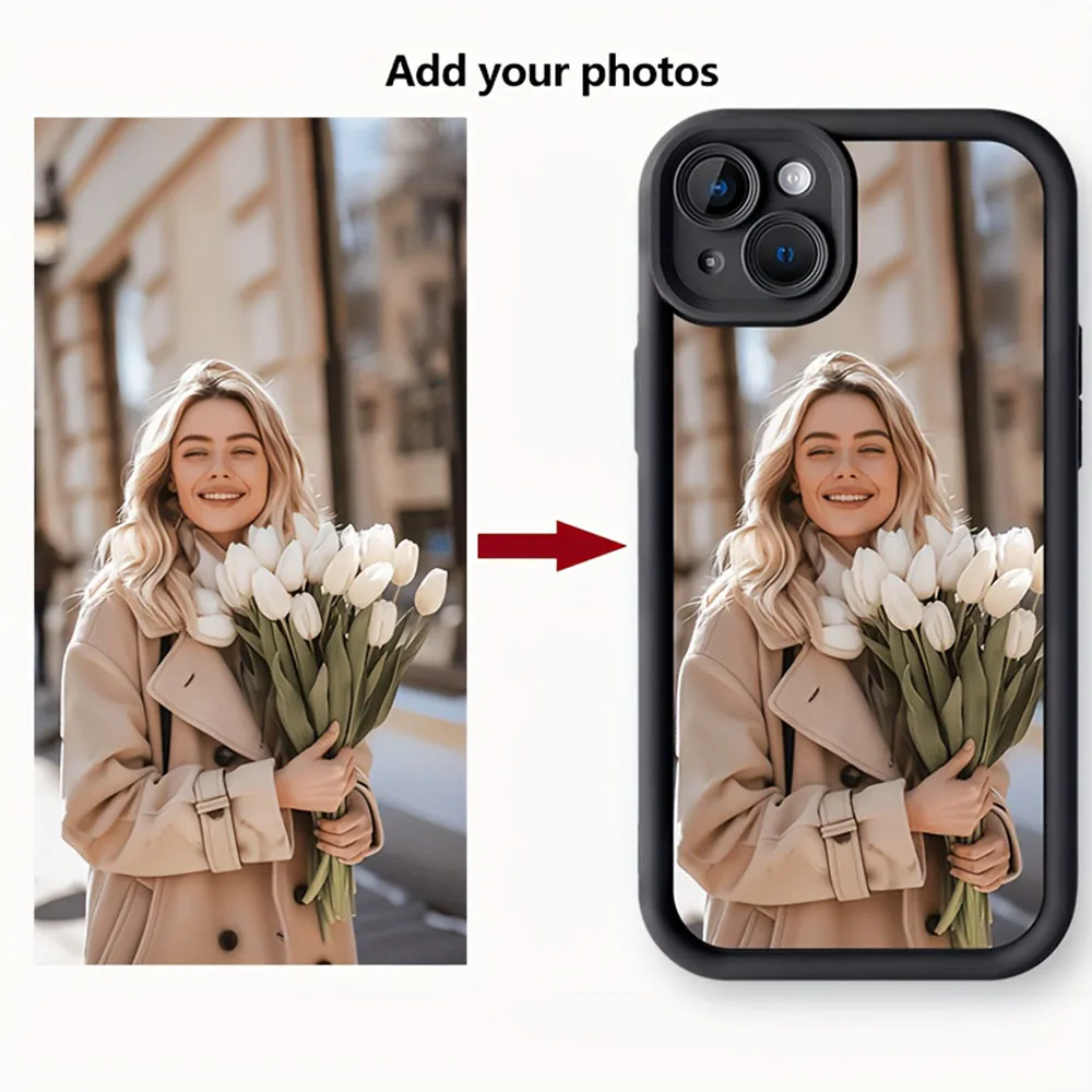 حافظة مخصصة لهاتف آيفون 17 16 15 14 13 12 11 Pro Max 12 Mini 13 Mini SE 2020 2022 Air XS XR 7 8 Plus 16e 17 غطاء صور هوائي