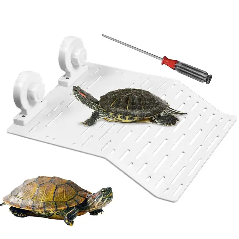 

Turtle Basking Platforms Reptile Tank Ladder Resting Terrace Aquarium Animal Sink Wharf Fish Tank Platforms Tortoise Climbing