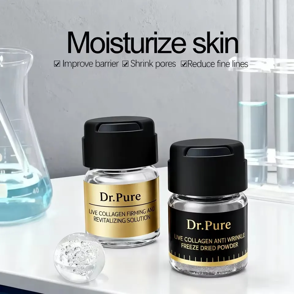 Péptido de colágeno, polvo liofilizado antiarrugas, esencia para el rostro, reafirmante, lifting, hidratante, producto de cuidado coreano