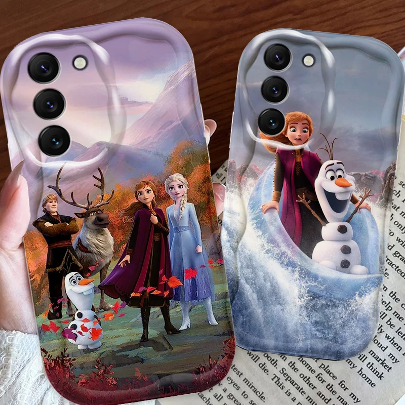 

Disney Princess Elsa Beautiful For Samsung S24 S23 S21 S20 Ultra Plus FE A73 A72 A71 A51 A31 A05S A05 A04 5G Wave Oil Back