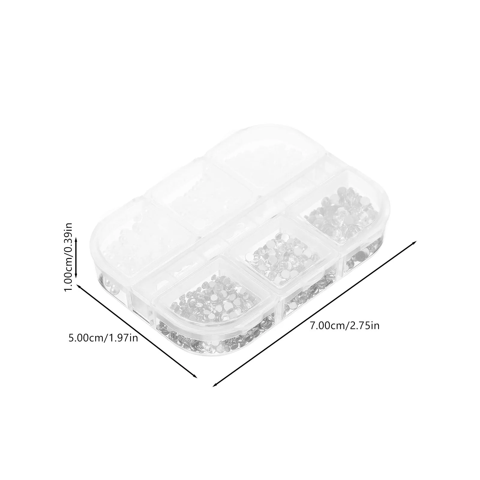 1 صندوق اللؤلؤ أحجار الراين المسطحة مسمار الفن سحر الأحجار الكريمة البلاستيكية للحرف اليدوية DIY مانيكير زينة لوازم السائبة مسمار اللؤلؤ و