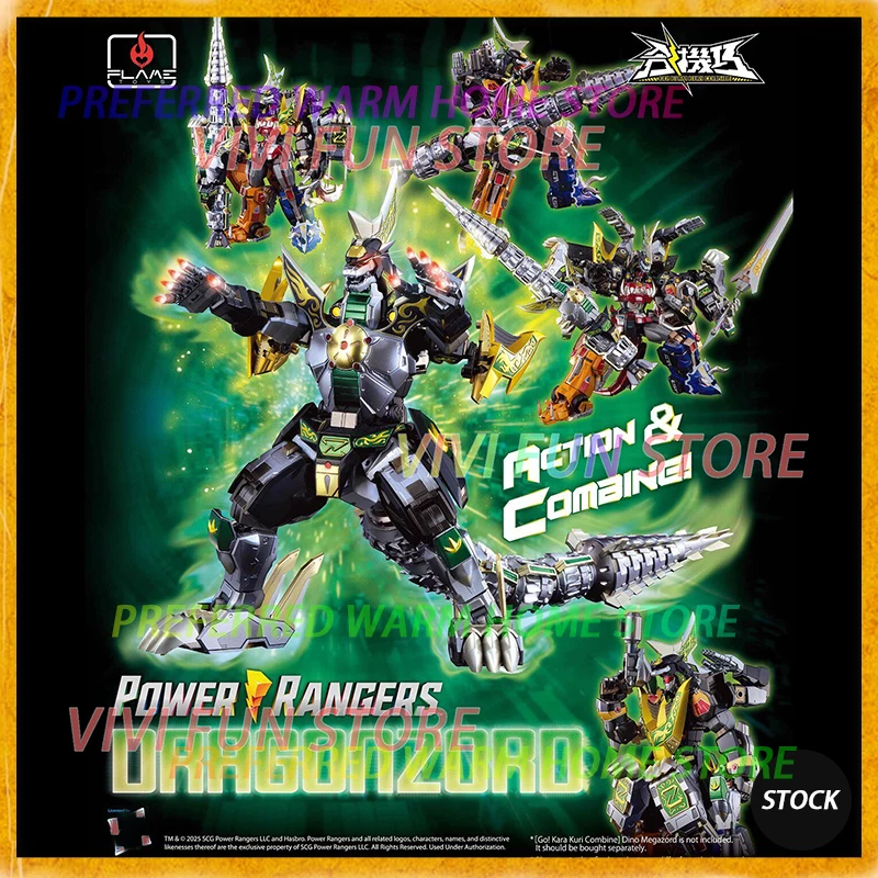 Model Kit Megazord - Baru Tersedia Sentinel Flametoys DRAGOOZORD Dragon