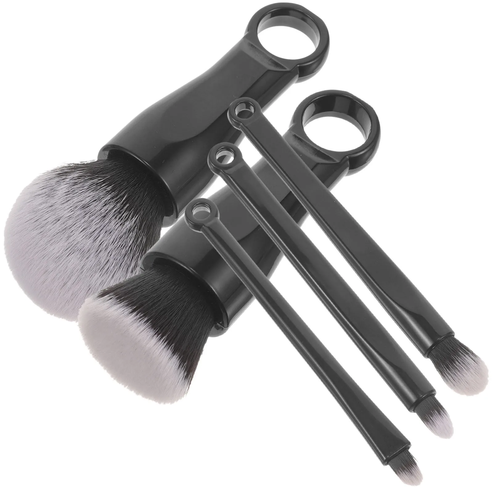 

5Pcs Makeup Brush Set Foundation Blending Powder Face Brushes Small Travel Makeup Tools Multifunctional Face Set