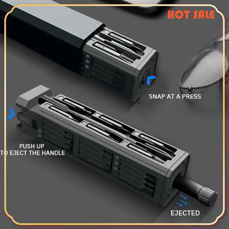 

ABFA 44-In-1 Multifunctional Screwdriver Kit Repair Tool Mobile Phone Computer Repair Screwdriver Gift Set Kit