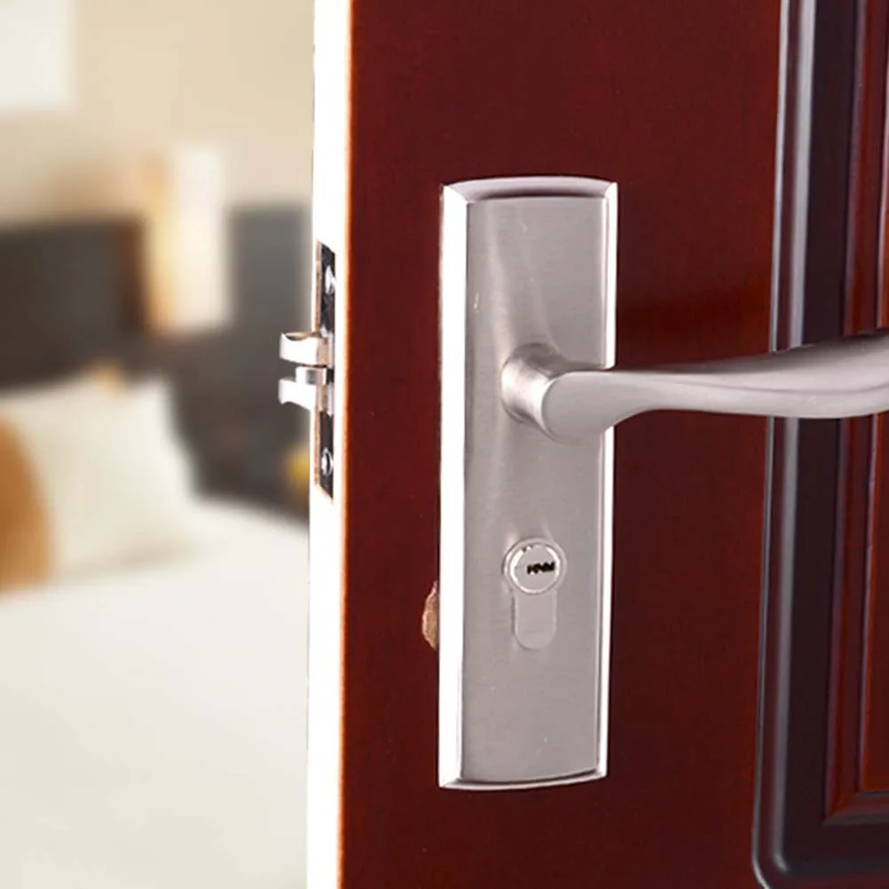 

Aluminum Alloy Door Locks Interior Handles Anti-Theft Bedroom Bathroom Lock Sets Durable House Door Levers Security Hardware