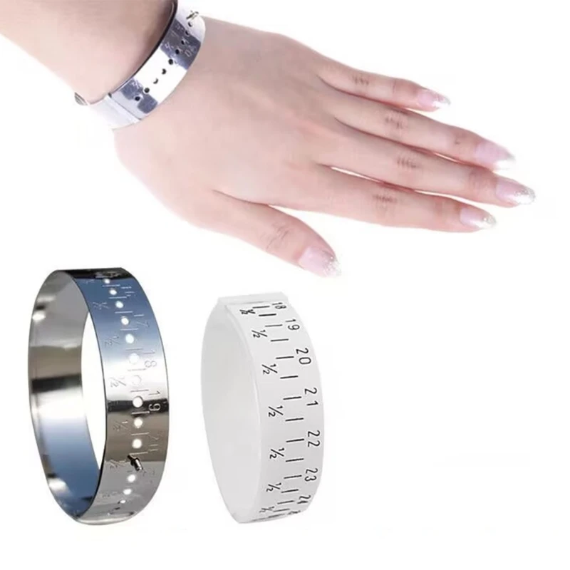 Jewelers Bracelets Bangle Gauge Sizer Jewelry Measure Wrist Size Tool 15cm-25cm