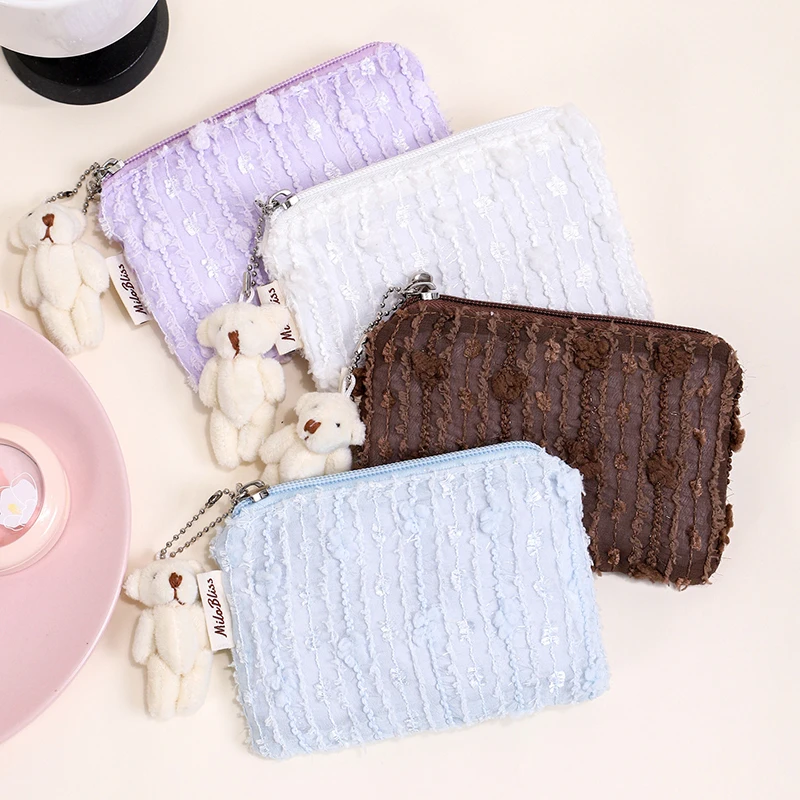 

Ins свежая шифоновая косметичка, кошелек для монет, милая портативная косметичка, большая вместительная сумка для хранения, дорожная косметичка для девочек