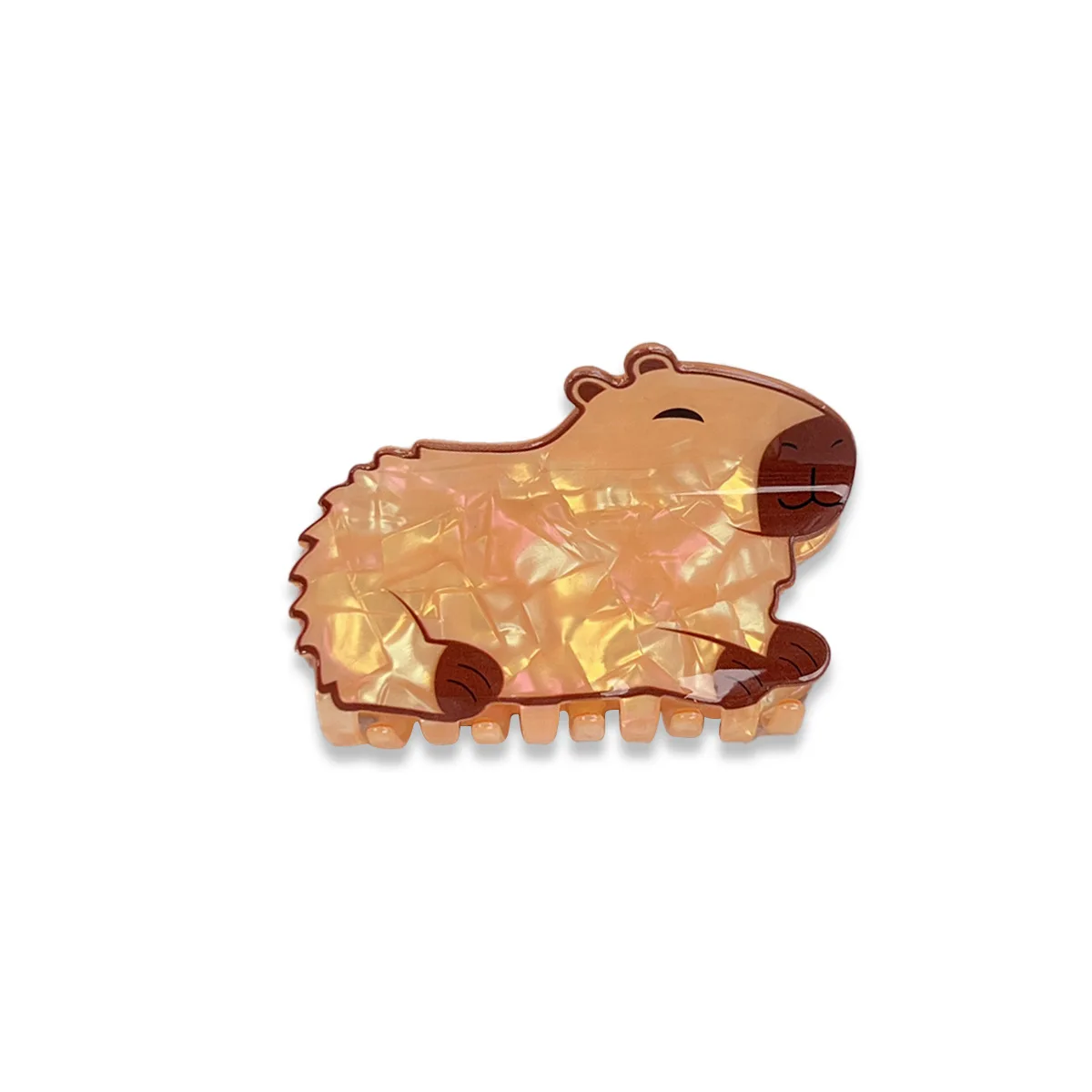 Neue Stil Cartoon Tier Haar Clip Nette Capybara Haar Clip Vielseitig Hinterkopf Haar Haar Clip Haar Zubehör für Frauen