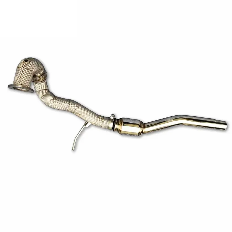 Section High flow Pipes branch downpipe Exhaust Pipe with For TT MK1 Type 8N 1.8T 1998-2006