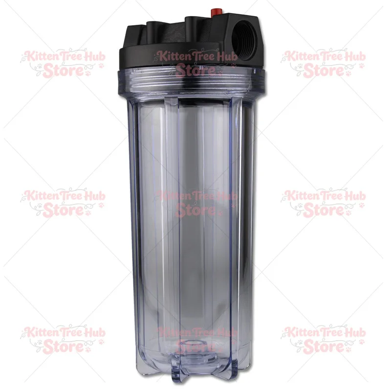 10-inch medium-sized filter bottle, thickened AS transparent filter, American-style snap-on, 4/6/1 inch