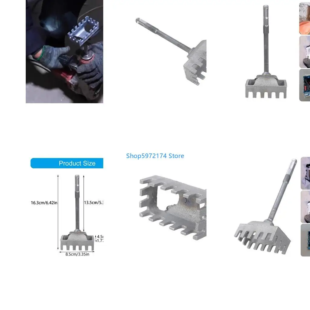 Y3NB Practical High Carbon Steel Grooving Chisels Junction Box Cutter Suitable for 86 Type Square Shanks Electric Hammer