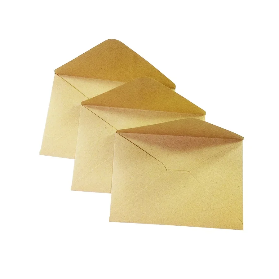 100PCS/lot Vintage Kraft paper envelope Card Postcard Envelope Card Making Colored Greeting Cards 16*11cm nvelope 