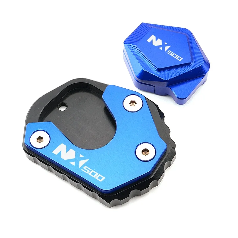 لهوندا NX500 NX 500 nx500 2023-2025 + NX500 اكسسوارات دراجة نارية CNC الجانب حامل تكبير ودعم مسنده العمود مساعد #4