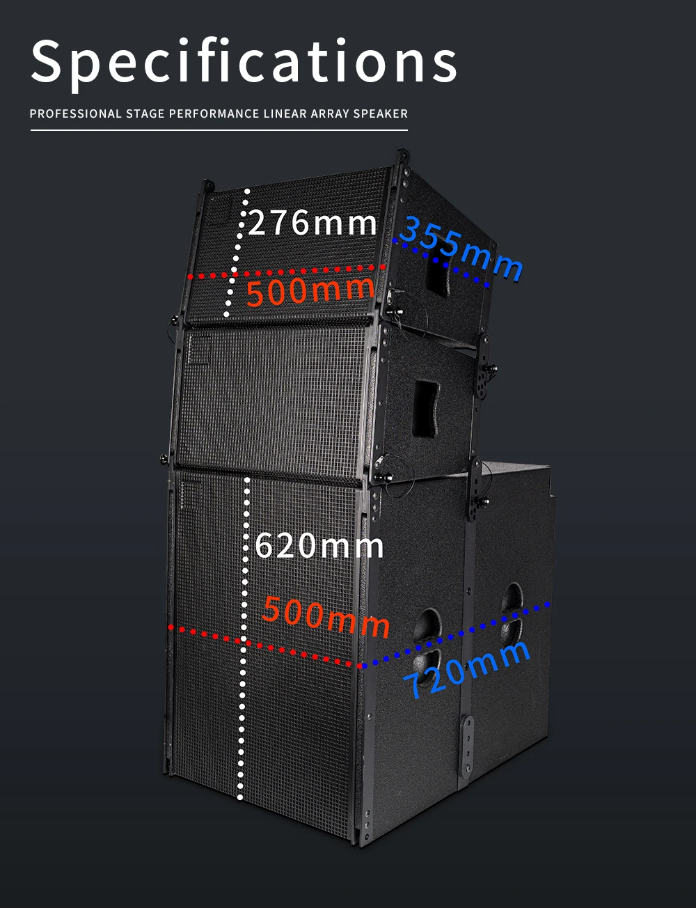 Hot Sale Professional Line Array Speaker Flight Case System Sound System Audio Outdoor Concert Stage Active Line Array Speakers