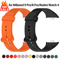 Official Silicone Band for xiaomi mi band 9 pro/8 pro smart watch accessories correa bracelet Replacement redmi watch 4 strap