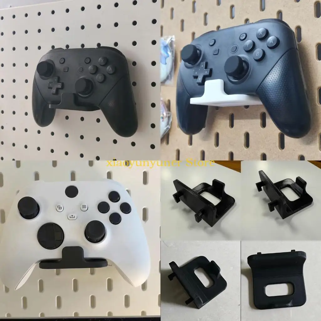 P9JB Pegboard Accessories Universal Game Controller Hook Bracket for SKADIS Holder Hole Board Hanger Hook Storage Organizers