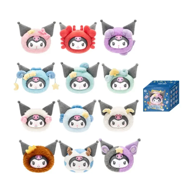 

Новая оригинальная слепая коробка Kuromi'S Twelve Zodiac Series, милые мини-куклы, модные игрушки, брелок, подвеска, коллекционные предметы, загадочная коробка, подарки