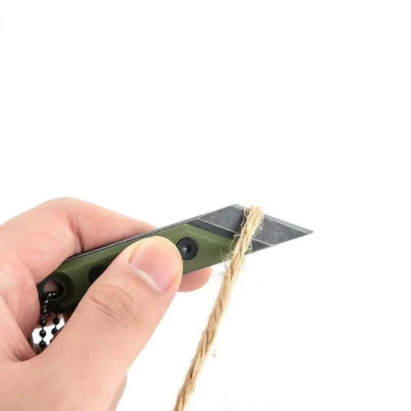 Multifunctional Knife Unpacking Express Box Knife Outdoor Mini Portable Necklace Utility Knife Office Pencil Open Letter