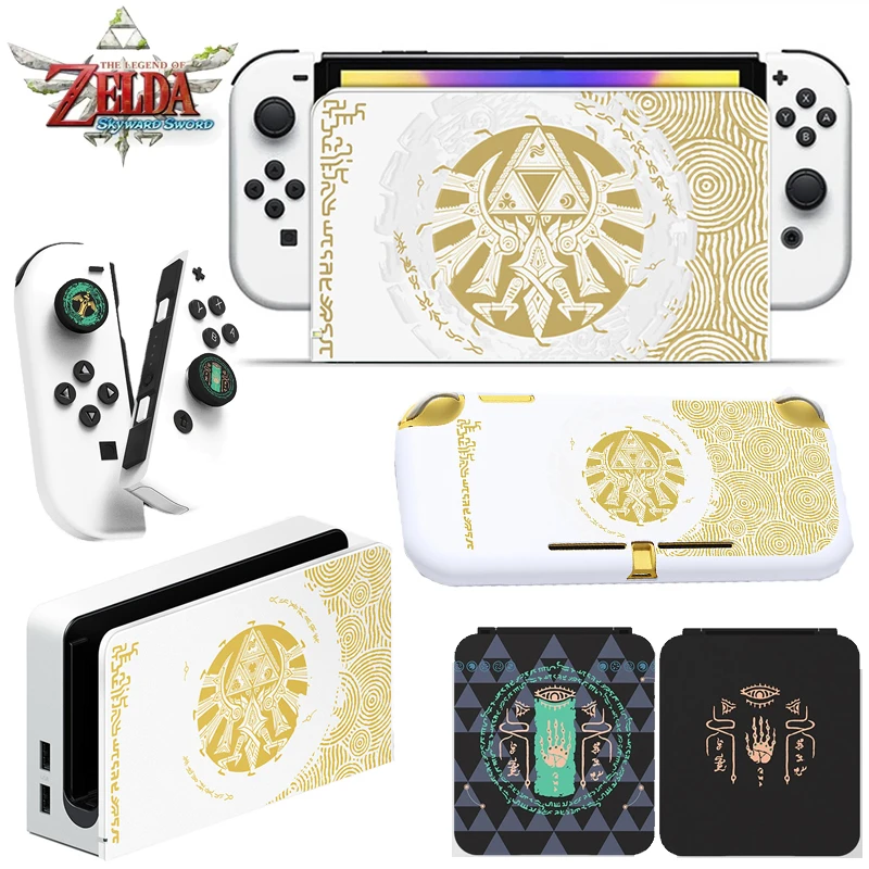 The Legend of Zelda Switch Case for Nintendo Switch Ns Oled Lite Tears of The Kingdom Housing Keycap Shockproof Case Accessories