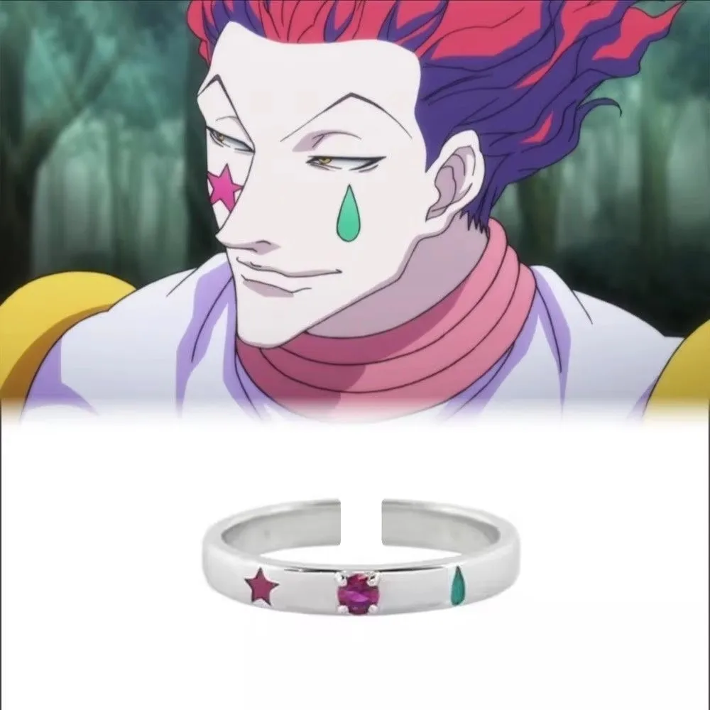 

2026 HUNTER×HUNTER /BLUE LOCK GON FREECSS Hisoka Morow Aizakku Netero GingFreecss Ring Couple Accessories Fashion Cartoon Gift