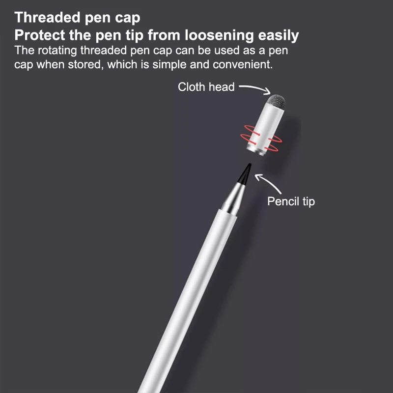 3 In 1 Universal Touch Pen For Android Smart Phone For IPad Tablet Pencil Stylus Pen Capacitive Touch Screens Drawing Pens