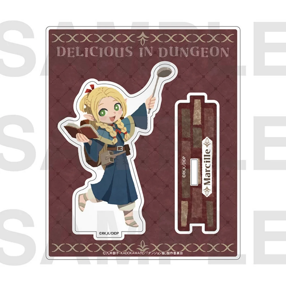 Anime Dungeon Meshi 10cm Acrylic Stand Lai Mar Unique Gift Independence Day Present Desk Fantasy Anime Desktop keychain