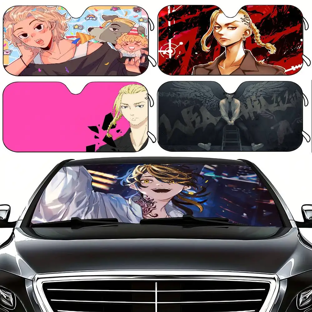 TokyoS-Revengers Stylish And Trendy Windshield Sunshade, Car Windshield Cover, Car Sunshade Curtain, Car Sun Protection Cover